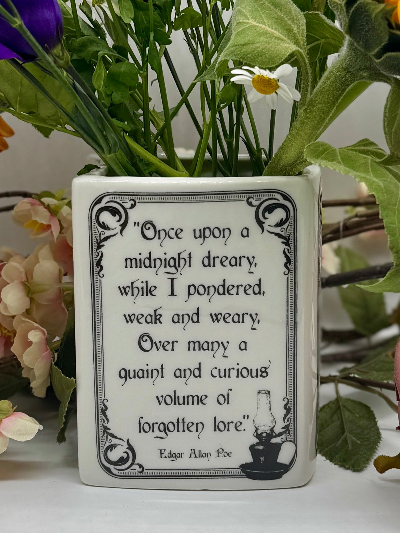 Book Vase: The Raven – Edgar Allan Poe