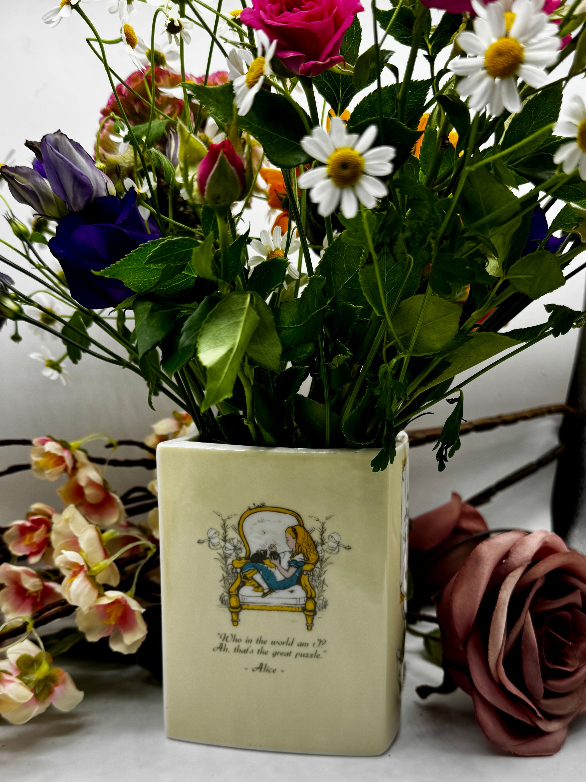 Book Vase: Alice’s Adventures in Wonderland
