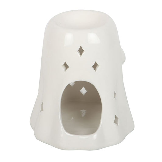 Ghost Stories Oil Burner | Cute Ghost Wax Melt Burner & Book Lover Decor