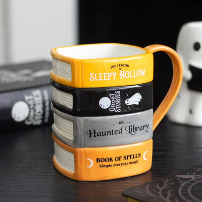 Book Stack Mug: Haunted Library