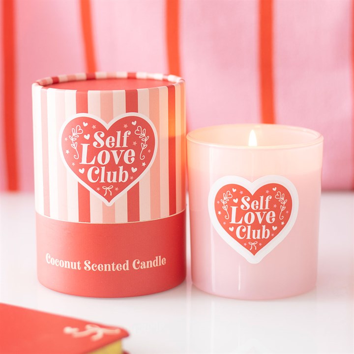 Self Love Club Coconut Candle – Sweet Coconut Scented Jar Candle