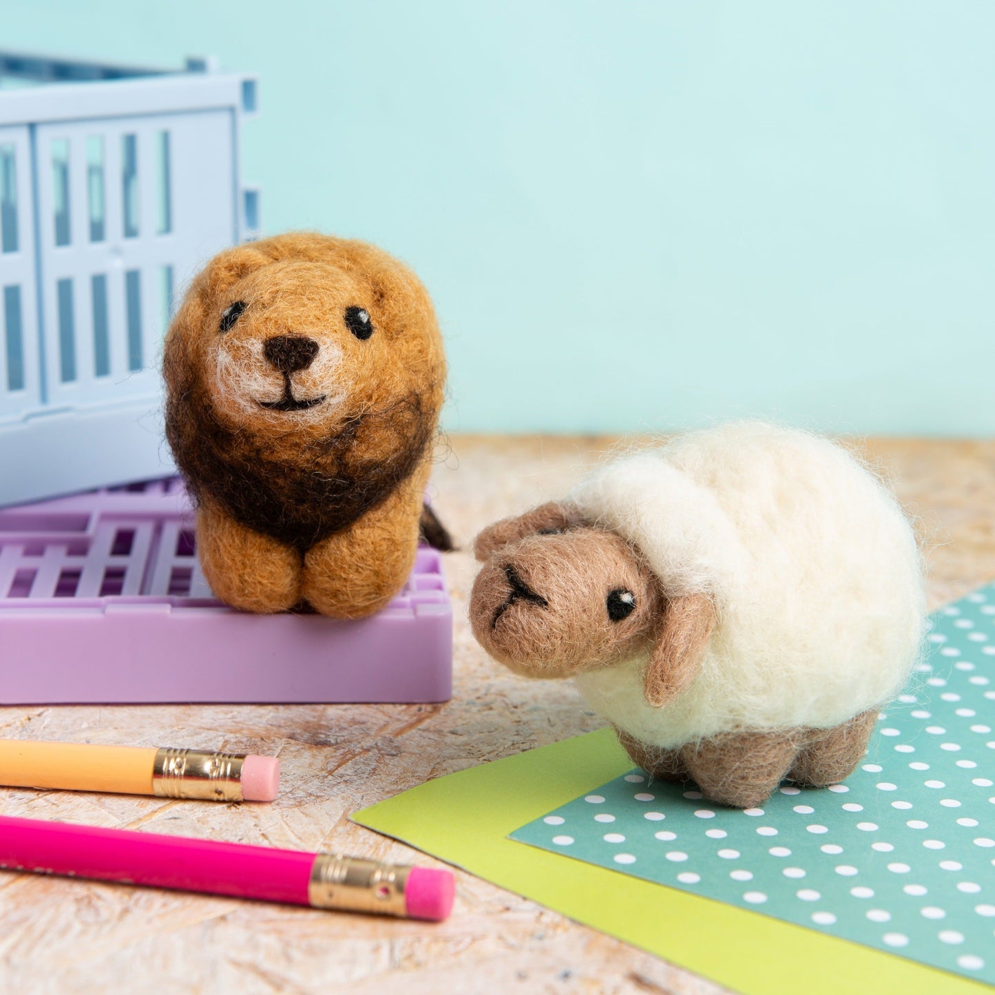 Lion Needle Felting Kit for Beginners