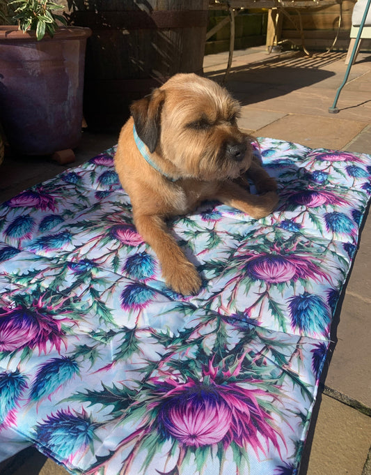 Pet Travel and Settle Mat - Bonnie Thistle