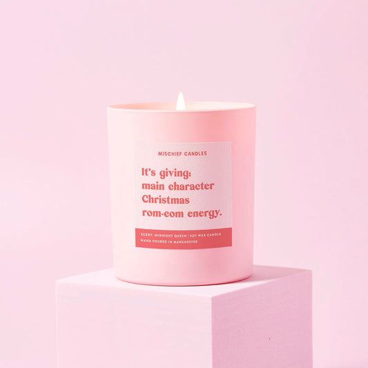 Main Character Christmas Rom-Com Energy Candle Default Title