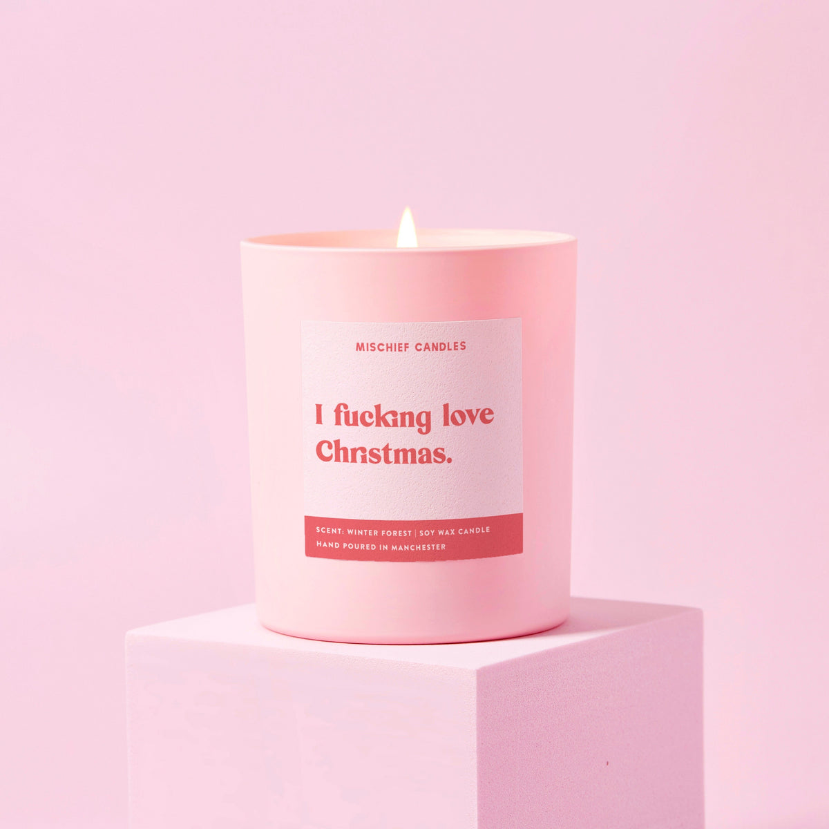 I Fucking Love Christmas Candle Default Title