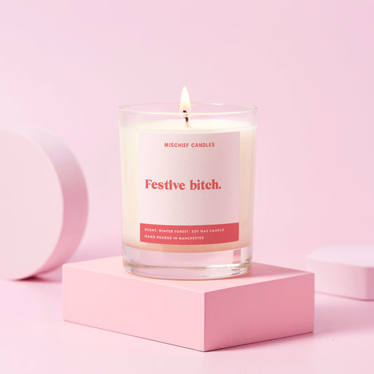Festive B*tch Candle