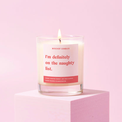 Naughty List Candle