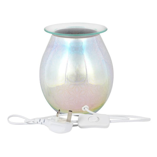 Electric Oil/wax Burner 3D Geometric Flower