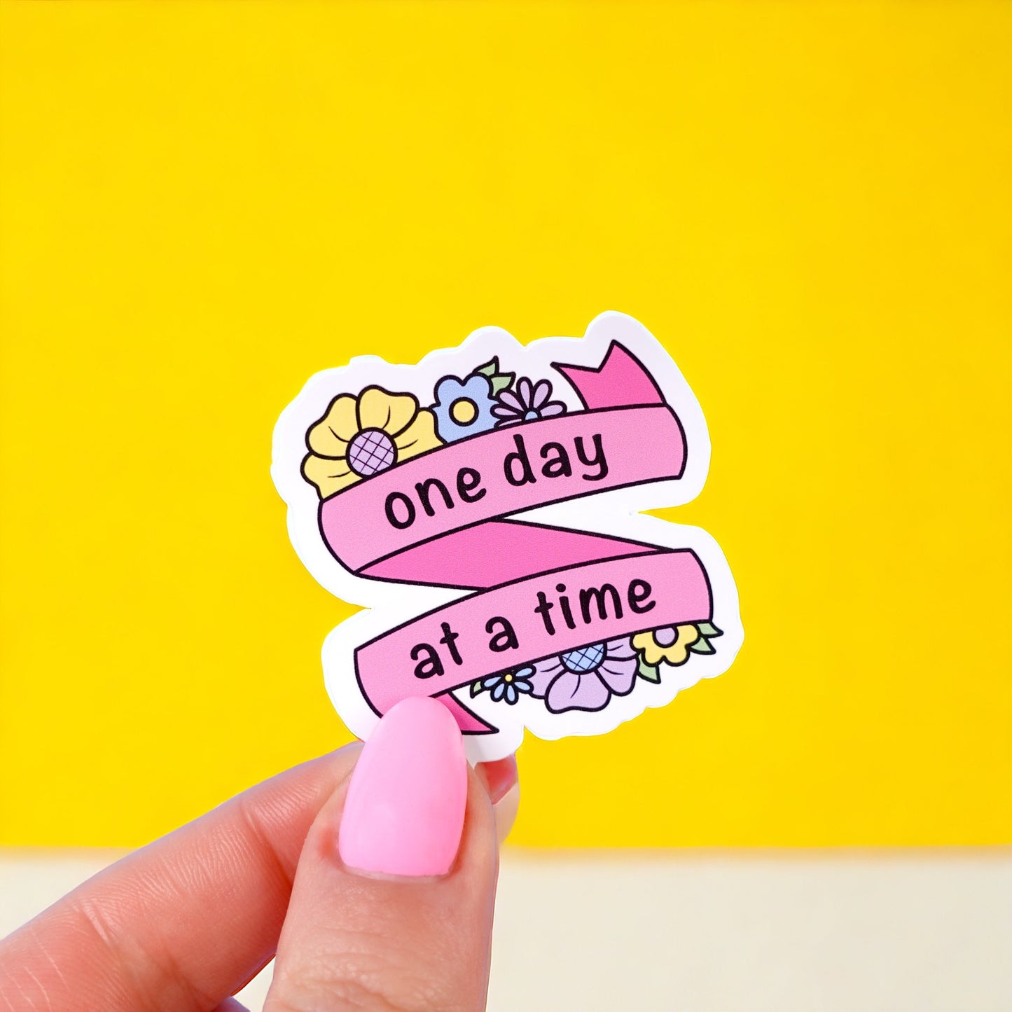 One Day at a Time Sticker