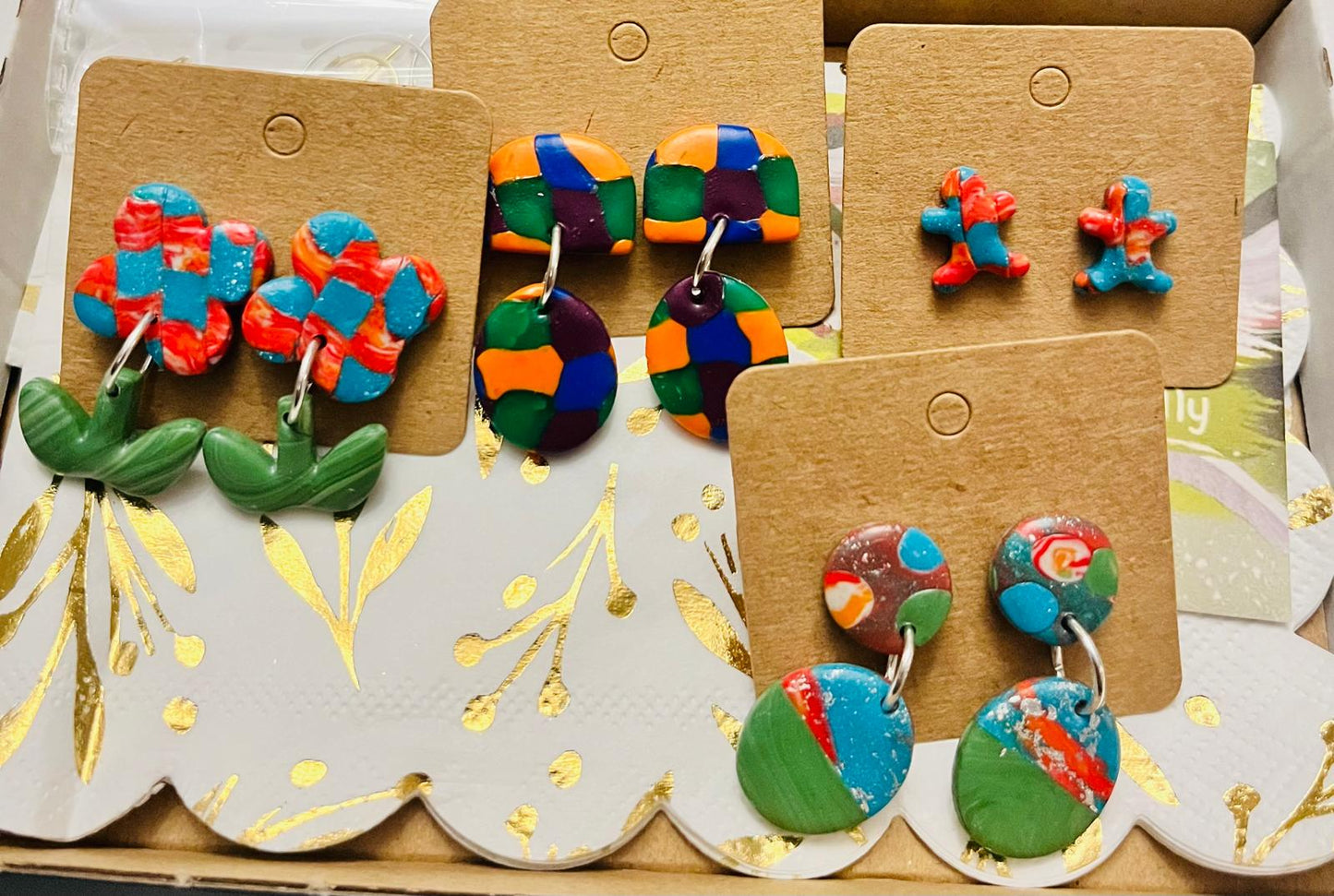 POLYMER CLAY EARRING WORKSHOP - Saturday, 14th June