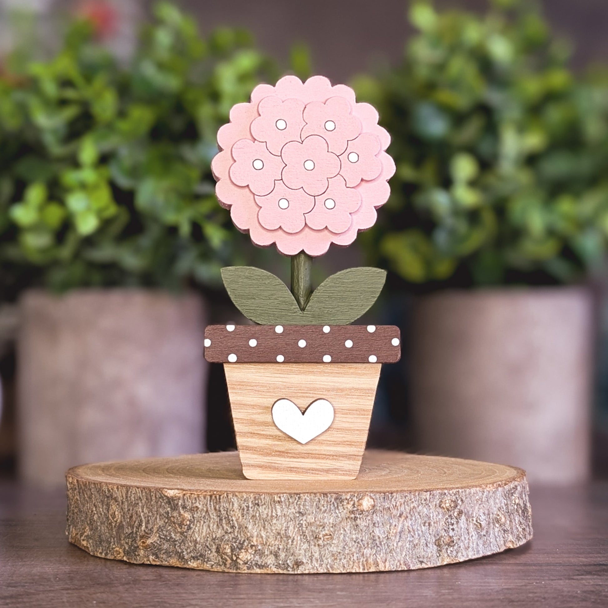 Potted Hydrangea Pink