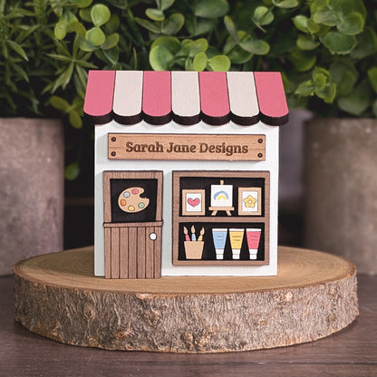 Personalised Art Shop Pink