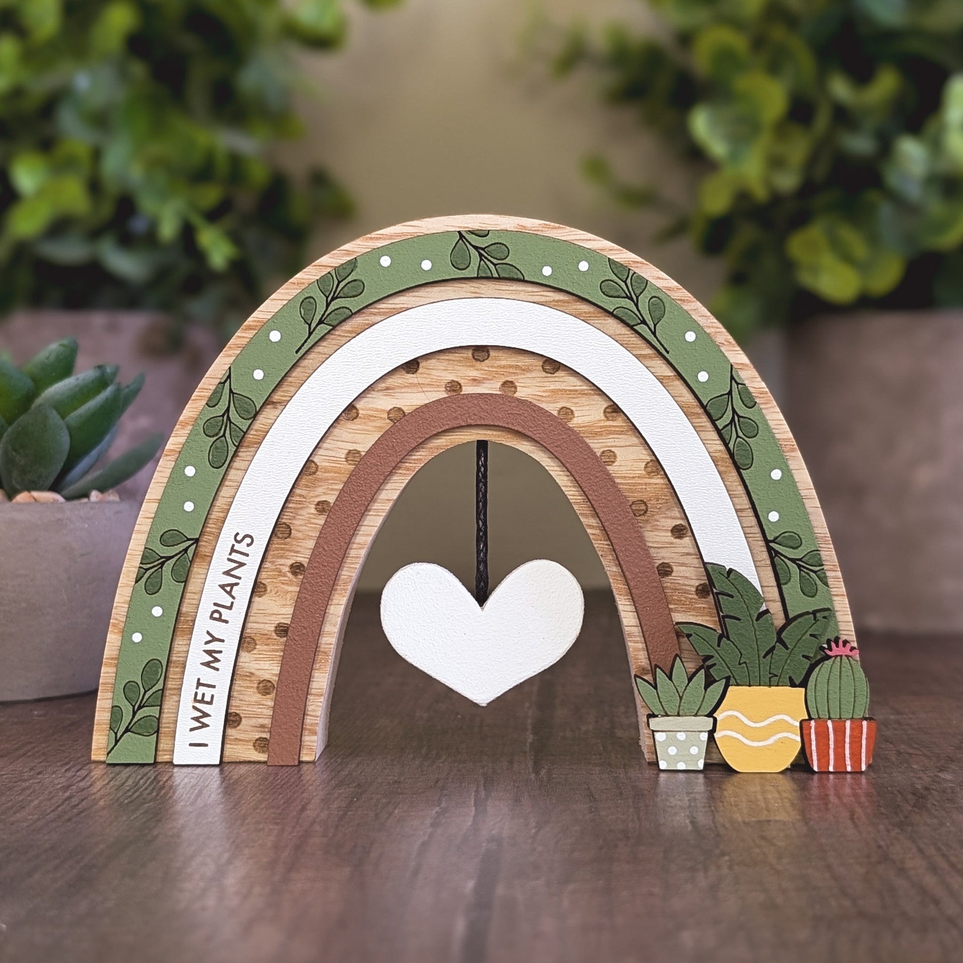 Personalised plant rainbow