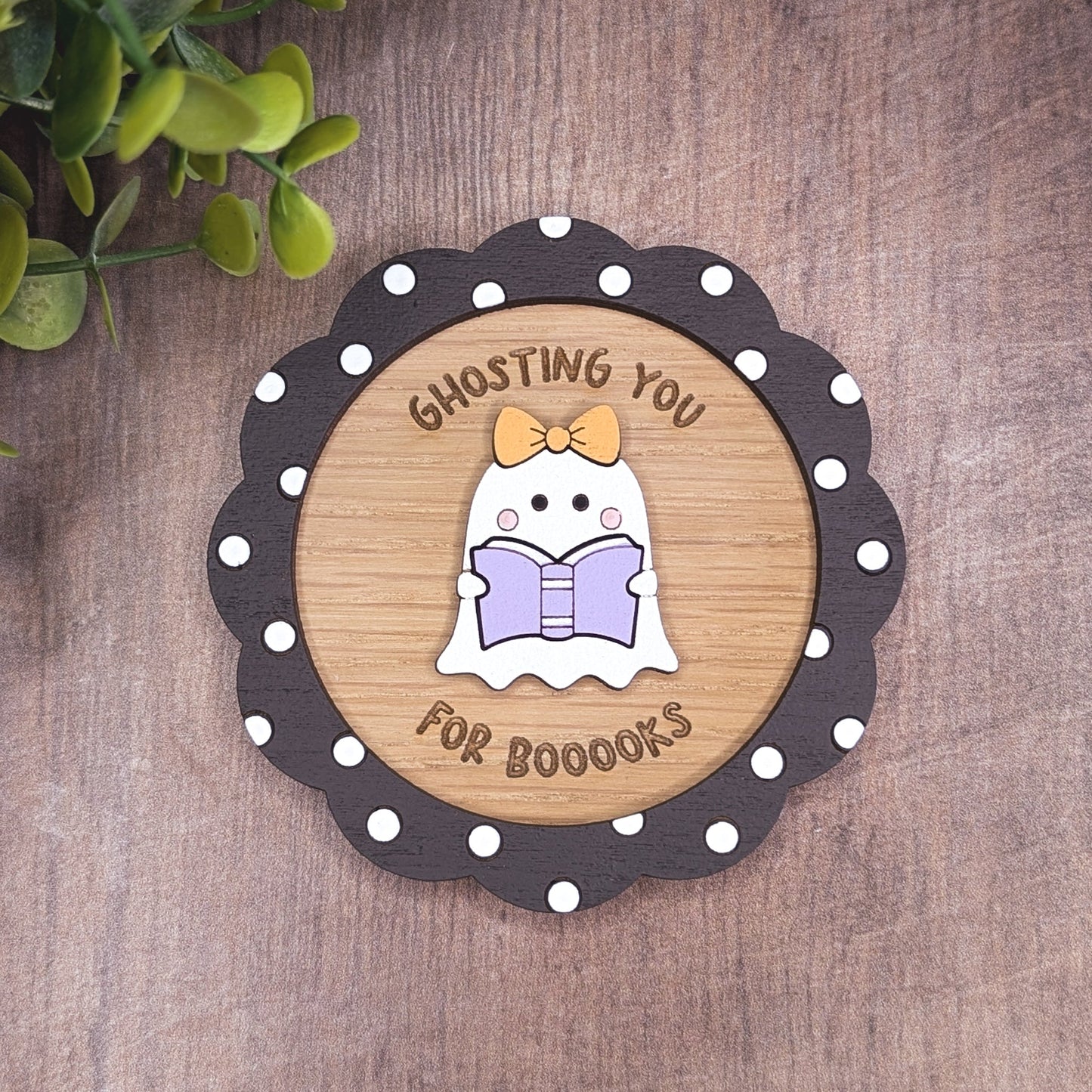 Ghosting you for booooks magnet