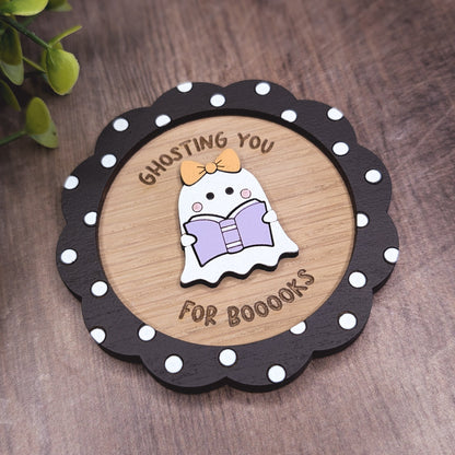 Ghosting you for booooks magnet