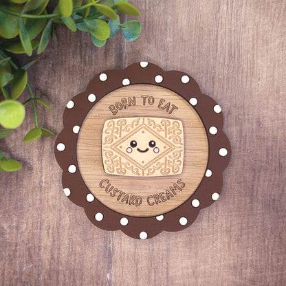 Born to eat custard creams magnet