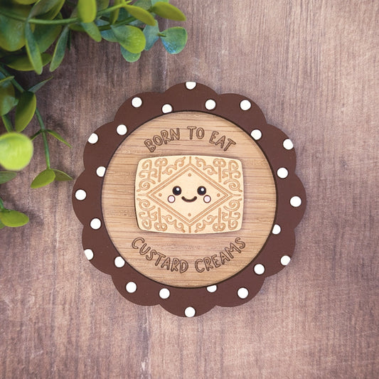 Born to eat custard creams magnet
