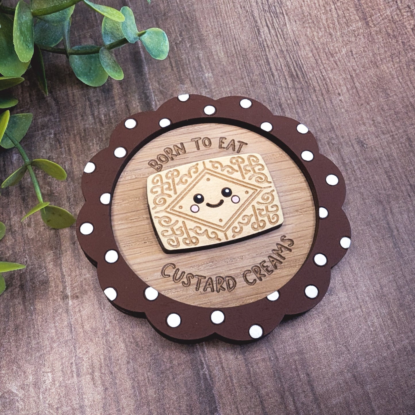Born to eat custard creams magnet