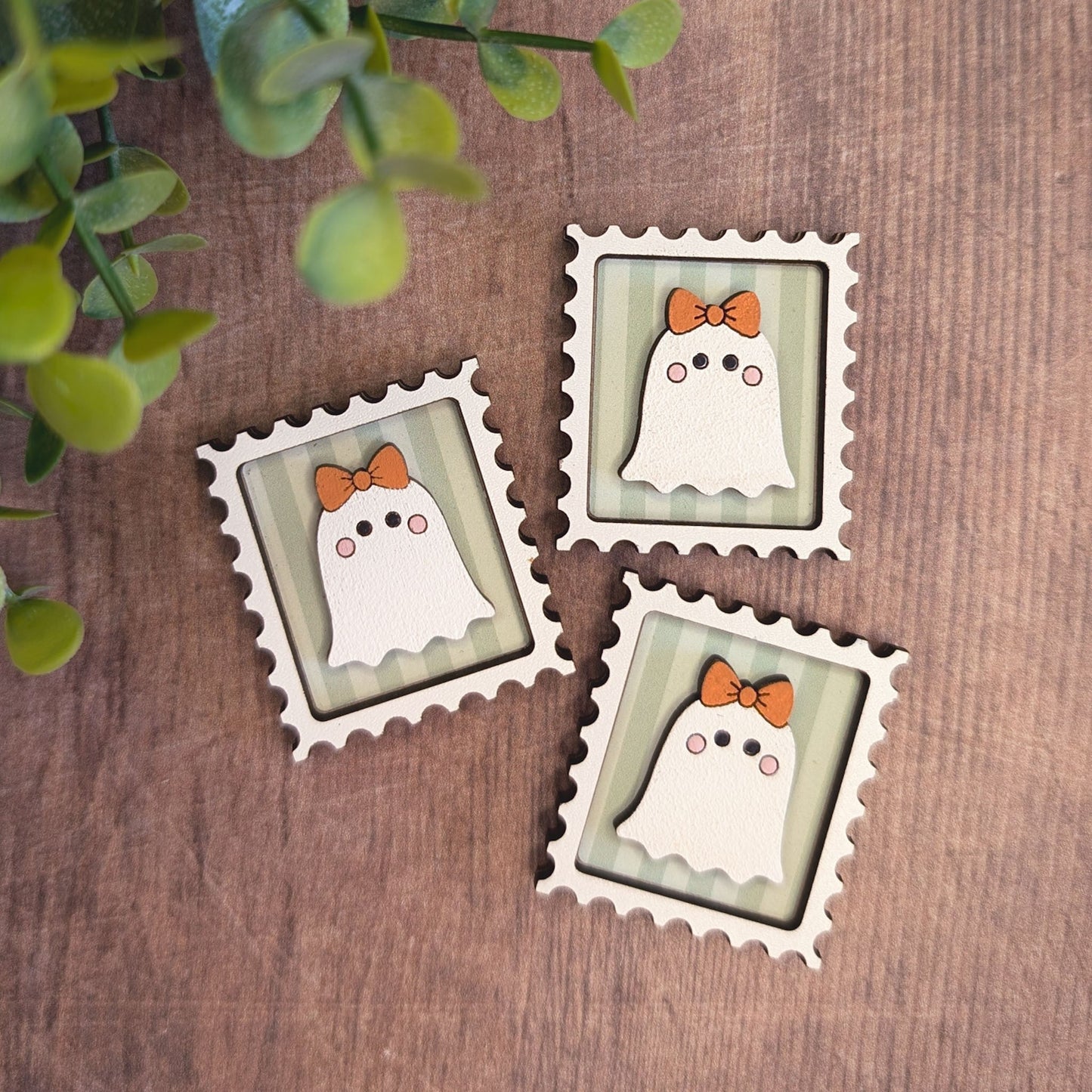 Mini postage stamp - ghost