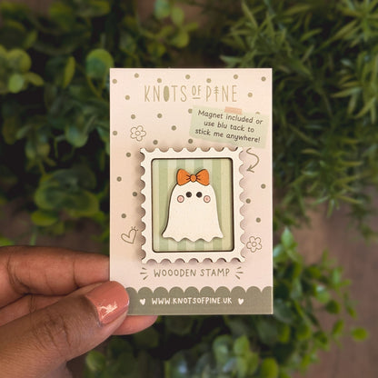 Mini postage stamp - ghost