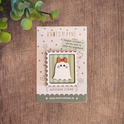 Mini postage stamp - ghost