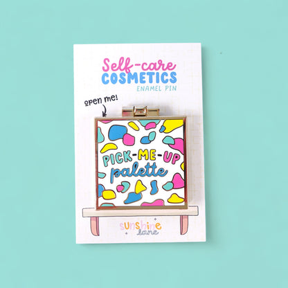 Pick-Me-Up Palette Gold Enamel Pin
