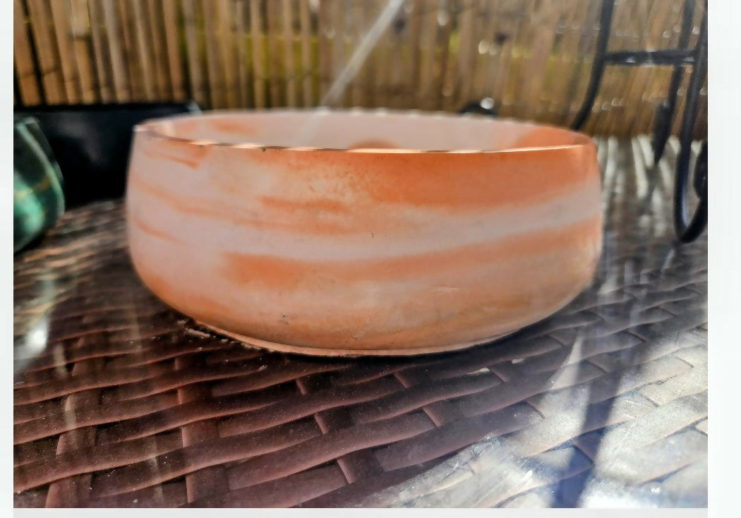 Marble effect bowl