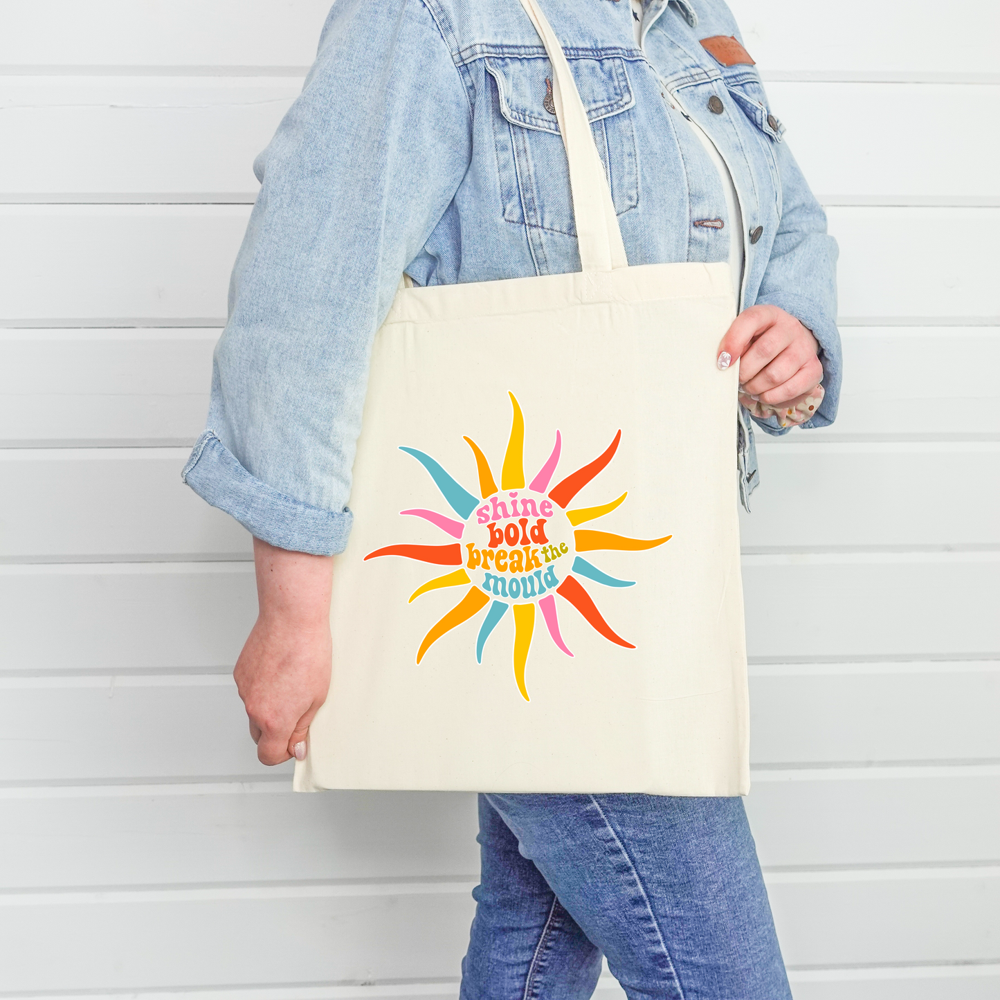 Shine Bold, Break The Mould Tote Bag