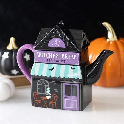 Witches’ Brew Tea Rooms Ceramic Teapot | Halloween Teapot | 1000ml