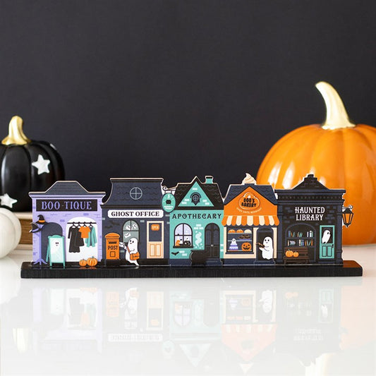 Spooky Halloween Street Decoration | Ghost Village Shelf Décor