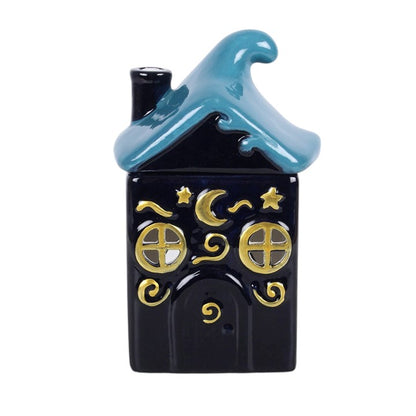Moonwave Cottage Oil Burner | Mystical House Wax Warmer | Celestial Home Fragrance