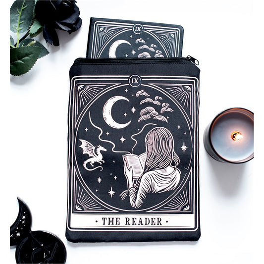 The Reader Book Sleeve | Gothic Fantasy Book Protector | Tarot Bookish Gift