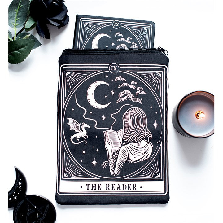 The Reader A5 Notebook | Tarot Inspired Bookish Journal | Dragon & Moon Notebook