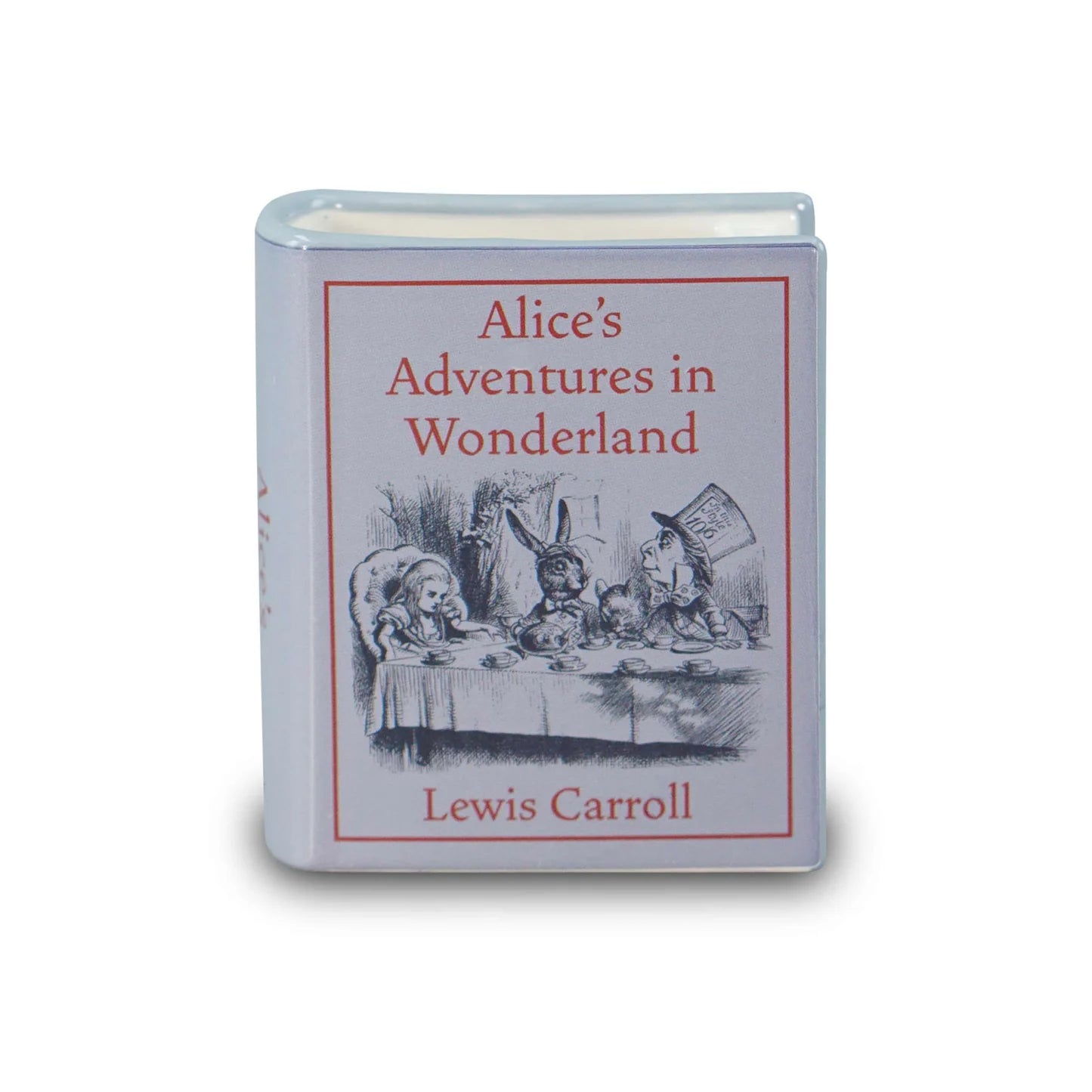 Book Vase: Alice in Wonderland (grey)