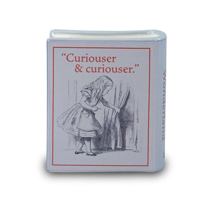 Book Vase: Alice in Wonderland (grey)