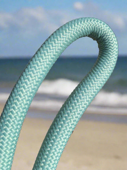 Sage Green Rope Dog Leash Flexible and Lightweight