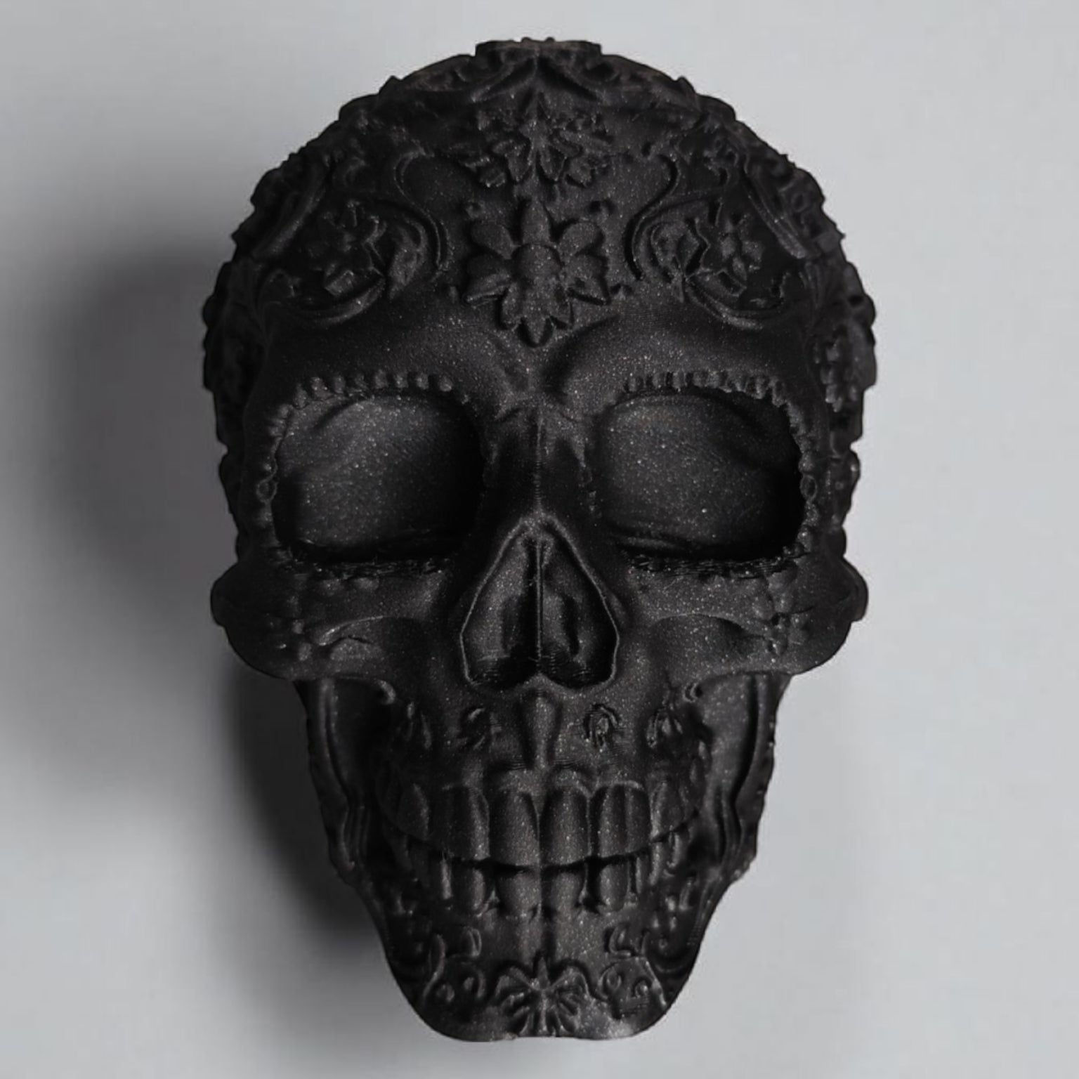 Mexican Ornament Skull – Intricate Day of the Dead Inspired Decoration | Gothic & Halloween Home Decor