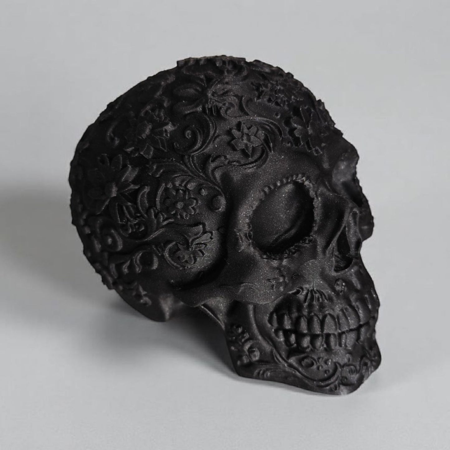 Mexican Ornament Skull – Intricate Day of the Dead Inspired Decoration | Gothic & Halloween Home Decor