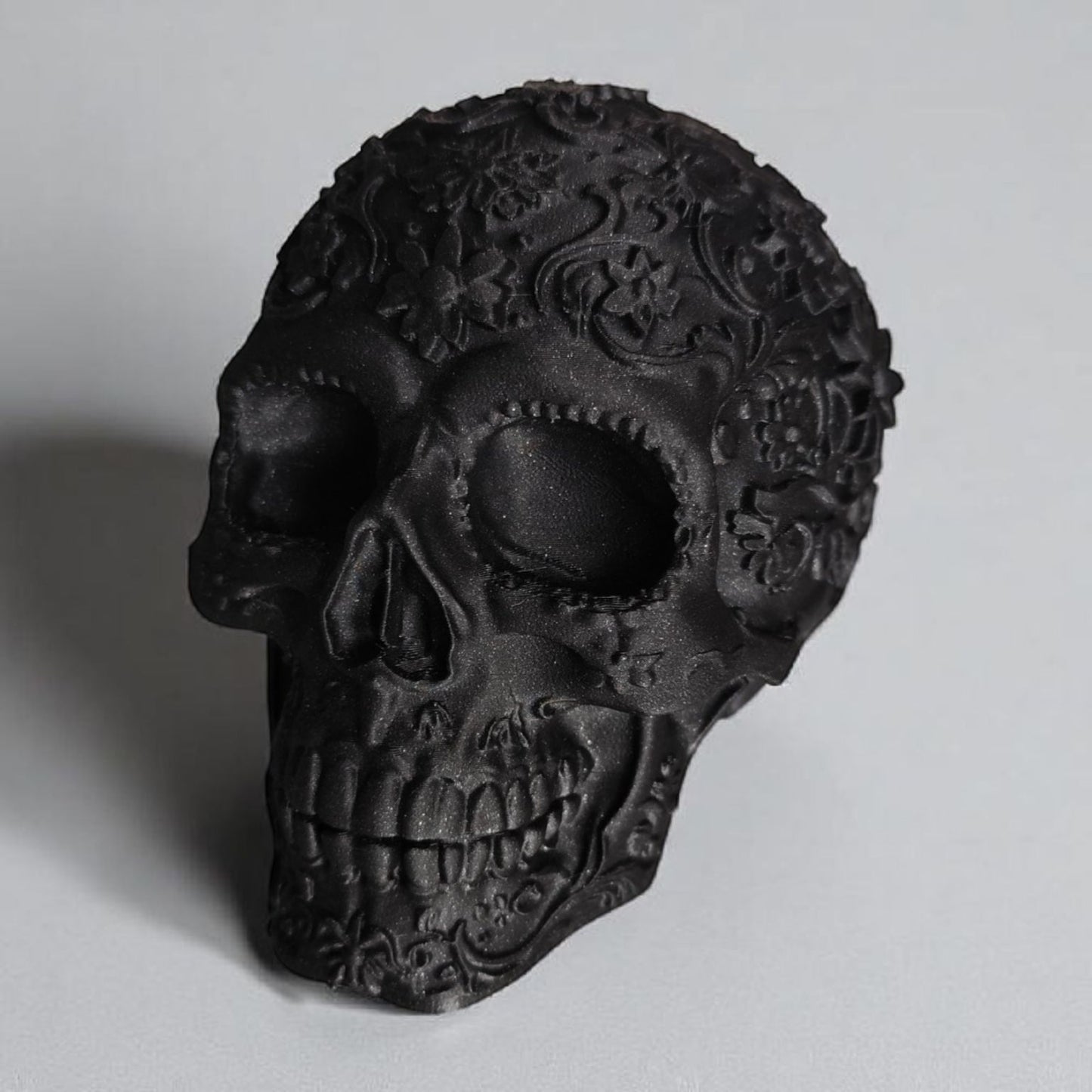 Mexican Ornament Skull – Intricate Day of the Dead Inspired Decoration | Gothic & Halloween Home Decor