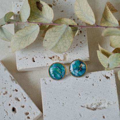 Celestia Small Bezel Stud