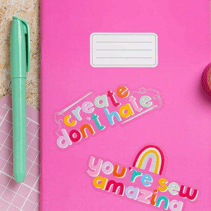 Craftiness is Happiness Sticker