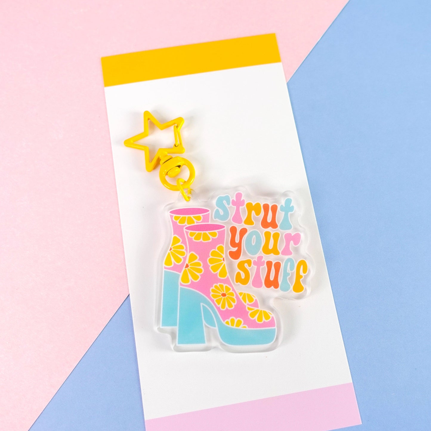 Strut Your Stuff Keyring