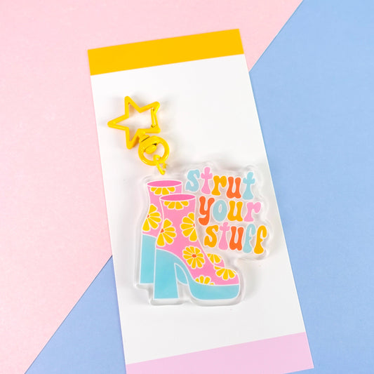 Strut Your Stuff Keyring