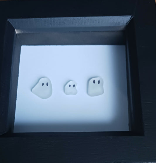 Sea Glass Ghost Picture Frame