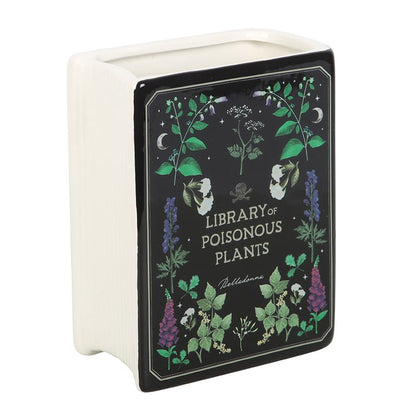 Book Vase: Library of Poisonous Plants – Gothic Ceramic