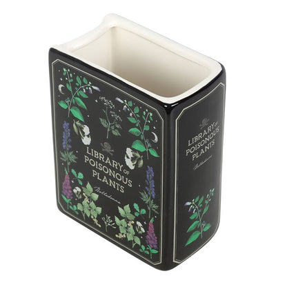 Book Vase: Library of Poisonous Plants – Gothic Ceramic