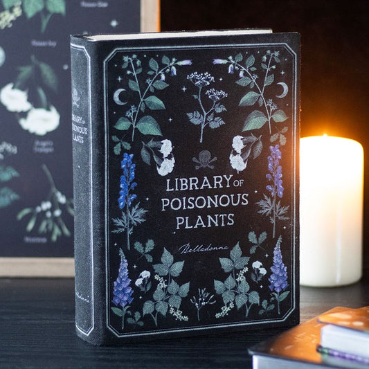 Secret Storage Book Box - Library of Poisonous Plants