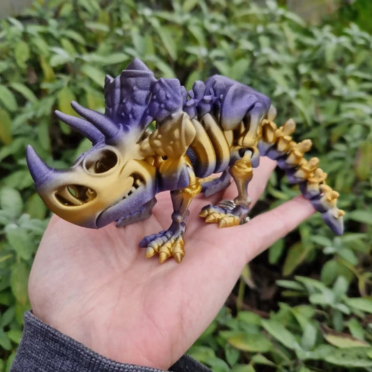 Triceratops model & stand