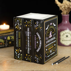 Witch’s Apothecary Wax Burner| Witchy Book Stack Wax Warmer