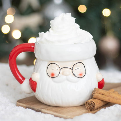 Santa Claus Shaped Ceramic Christmas Mug – 500ml